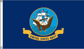 Navy Us Made High Wind Flag 3 X 5