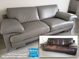 Motherwell Leather And Fabric Sofa Re