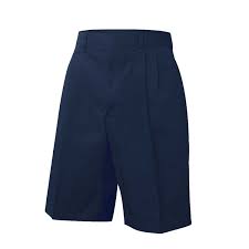 Gusto Twill Pleated Shorts Boys Husky Traditional Fit
