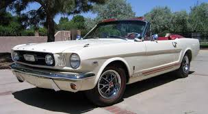 Wimbledon White 1966 Ford Mustang