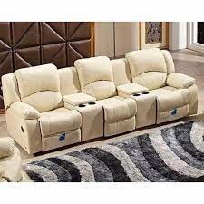 3 seater home theater manual recliner sofa