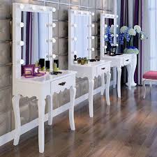 white makeup dressing table with 10