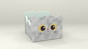3d models below are suitable not only for printing but also for any computer graphics like cg, vfx, animation, or even cad. Xyzprinting Free Downloadable 3d Models Office Cutie Cat Organizer