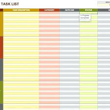 To Do List In Excel Create A List In Excel Weekly Task List Template