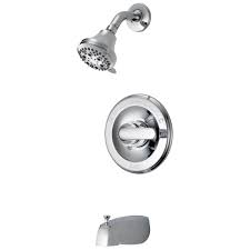 round bathtub and shower faucet valve