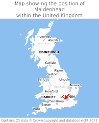 where is maidenhead maidenhead on a map