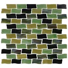 We really like the green color and are having a hard time finding something with that color in it. Green Color Stained Glass Mosaic For Bathroom Kitchen Backsplash Swimming Pool