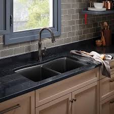 kitchen sink in matte black