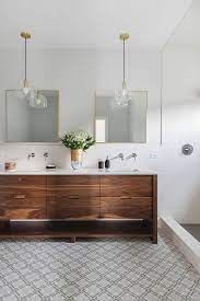 Wall mounted bath vanities mid century, powder room midcentury modern vanity cabinets range in black windlowe in a. Pin On Baths Showers And Bathrooms