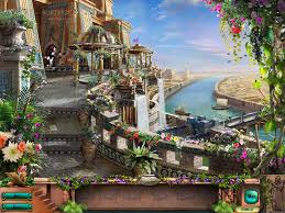 They were described as a remarkable feat of engineering with an ascending series of tiered gardens containing a wide variety of trees, shrubs, and vines, resembling a large green mountain constructed of mud bricks. Hanging Gardens Of Babylon Screenshots Gardens Of Babylon Fantasy Landscape Hanging Garden