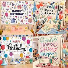 birthday party wall painting tapestry
