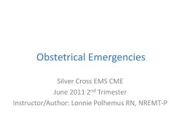 ppt obstetrical emergencies