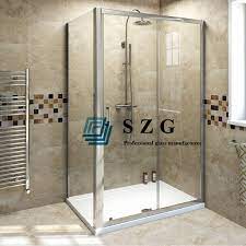 8mm clear toughened shower door glass