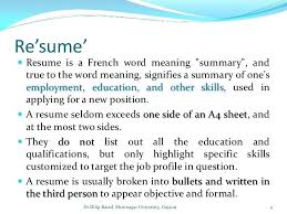 Definition Of Resumes Resume Meaning Skills Based Resume Curriculum
