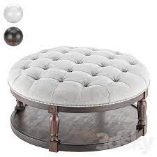 Round Ottoman Coffee Table Other Soft