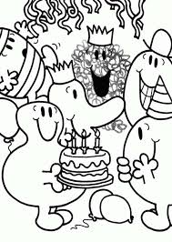 The scenes feature not only mr happy but his friends too. Happy Birthday Mr Men And Little Miss Coloring Pages Bulk Color