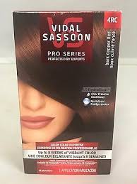 Vidal Sassoon Pro Series Permanent Color 1 Application Dark Copper Red 4rc 37000848509 Ebay