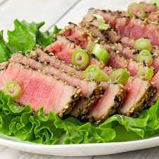 sesame crusted tuna steaks