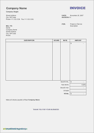 Lovely Free Invoice Template Pdf In Spreadsheet Design With
