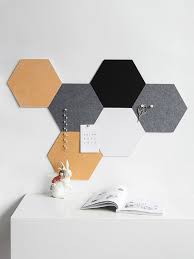 Hexagon Pin Board Memo Board Diy Colors