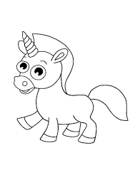 A couple of today's cute unicorn coloring pages look like they could pass for babies, so from now on, we will be referring to. Baby Unicorn Coloring Pages 6 Free Printable Coloring Pages For Kids