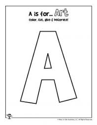 printable alphabet crafts letters a to