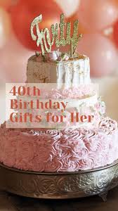 40th birthday gift ideas for your wife