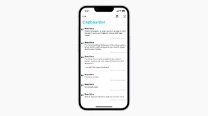 save and access your clipboard on iphone