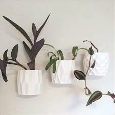 Set Of 3 Wall Planters Wall Mounted