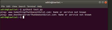 how to execute linux commands in python