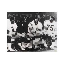 steel curtain autographed pittsburgh