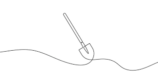 Garden Tools Line Drawing Images
