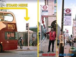 find a bus stop london sightseeing