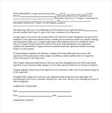 Sample Texas Residential Lease Agreement 12 Free Documents In Pdf