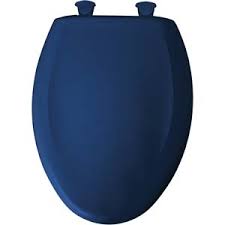 Elongated Toilet Seat Colonial Blue 364