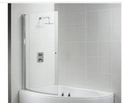 need glass panel for curved tub