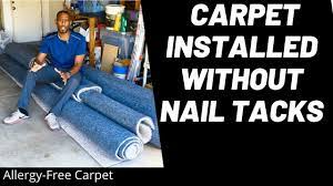 tack strip to install carpet no