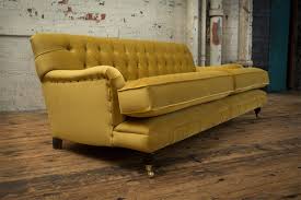 Seater Chesterfield Sofa Mustard