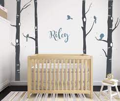 nursery tree fantail set with custom