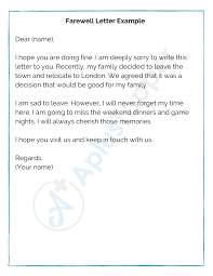 12 sle farewell letters format