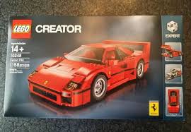 Today we build one of the world's greatest sports cars! Lego Creator F40 Ferrari 10248 New Sealed Lego Ferrari F40 Lego Creator Lego Sets