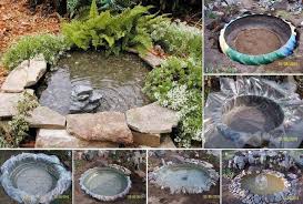 Diy Mini Pond From Old Tire