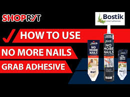 how to use bostik no more nails you