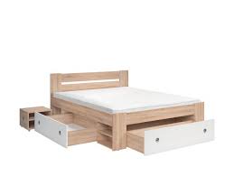 double bed stefan 160 x 200 cm oak san