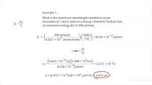 Calculating The Maximum Wavelength