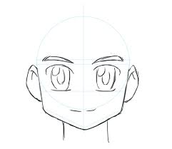 how to draw anime faces boy