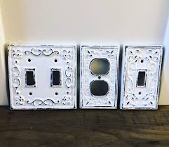 Cast Iron Double Light Switch Cover