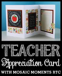 Maybe you would like to learn more about one of these? Teacher Appreciation Card Idea Mosaic Moments Rtc Grid