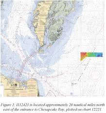 H12423 Nos Hydrographic Survey Approaches To Chesapeake