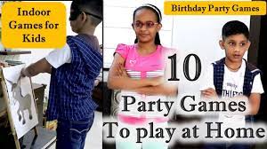 10 birthday party games for kids best